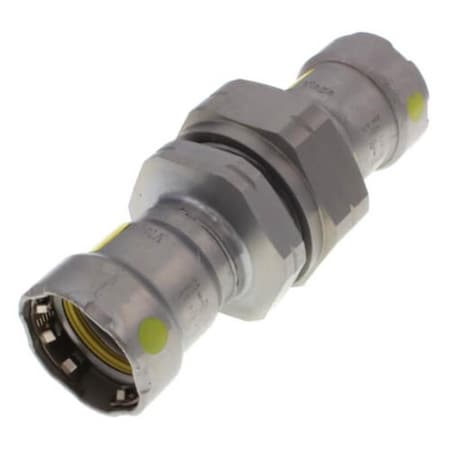 Escenografia 0.75 in. P x P Megapressg Carbon Steel Union , Black ES2934738